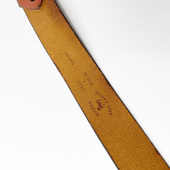 VTG 70s Old Virginia steam Fire Engine UF Brass HICKOK brown leather M 34-36 - Picture 3 of 3